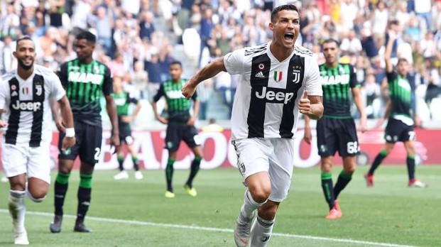 Juventus wygrywa z Sassuolo po bramkach Cristiano Ronaldo