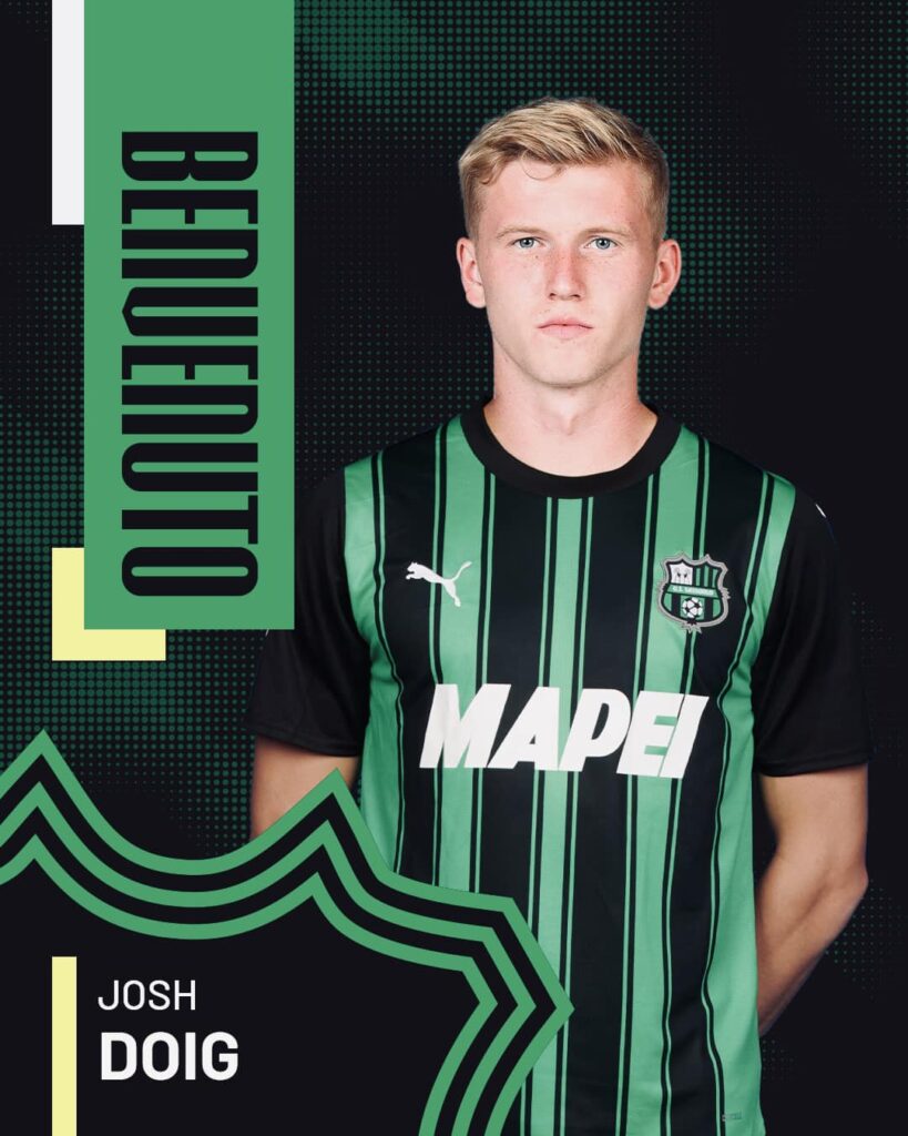 Josh Doig nowym piłkarzem Sassuolo Calcio